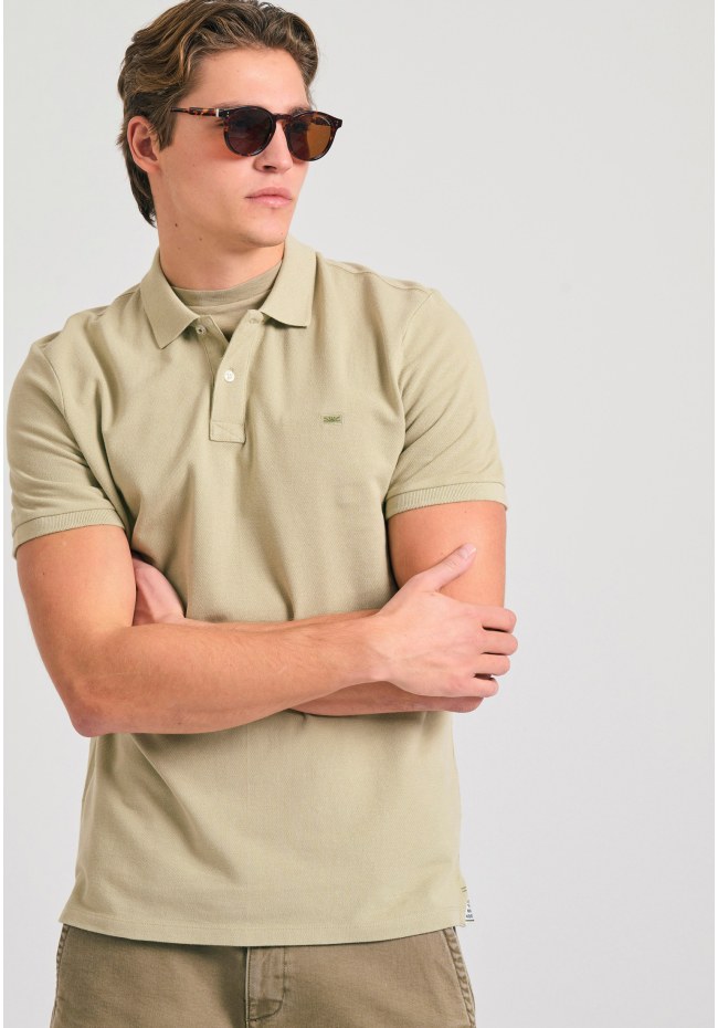 Polo μπλούζα με κεντημένο logo - The essentials