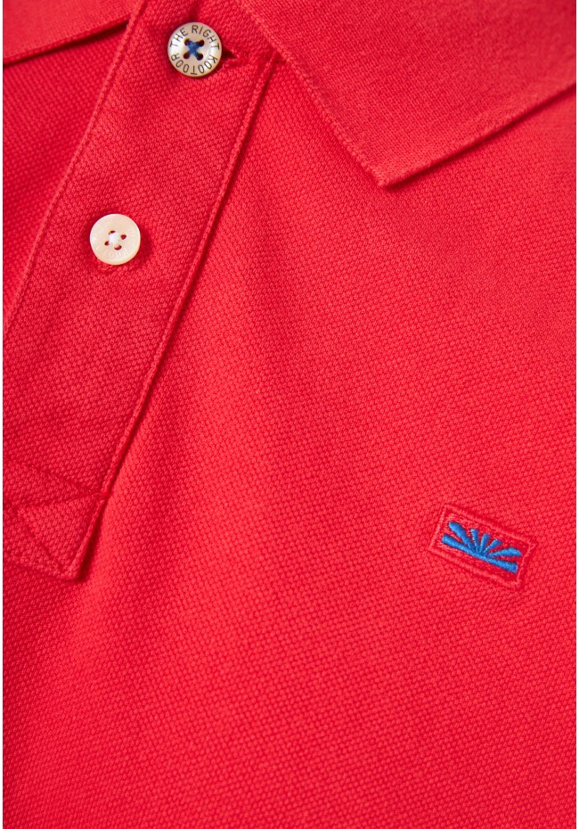 Polo μπλούζα με κεντημένο logo - The essentials