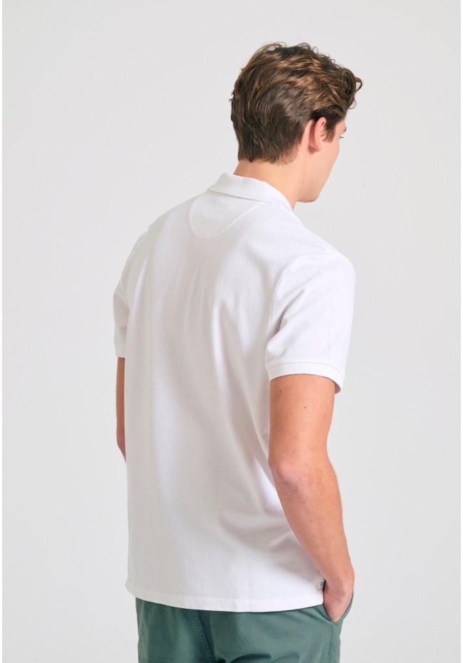 Polo μπλούζα με κεντημένο logo - The essentials