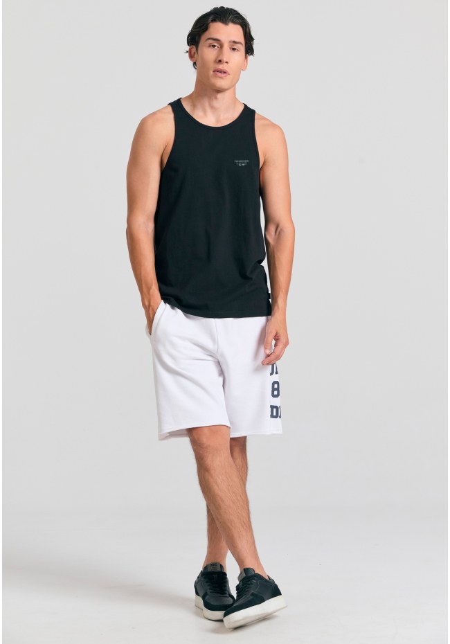 Ανδρικό tank top με logo στο στήθος