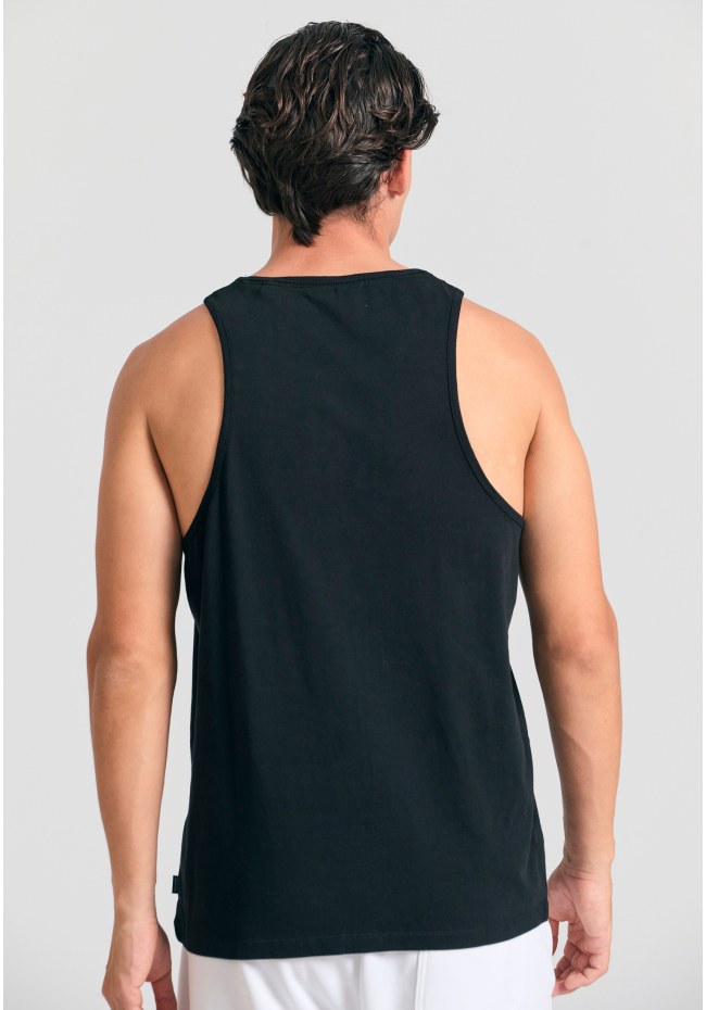 Ανδρικό tank top με logo στο στήθος