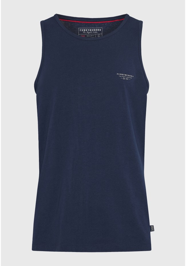 Ανδρικό tank top με logo στο στήθος