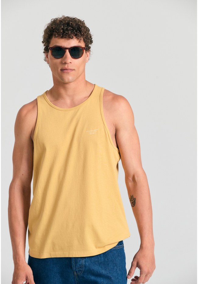 Ανδρικό tank top με logo στο στήθος