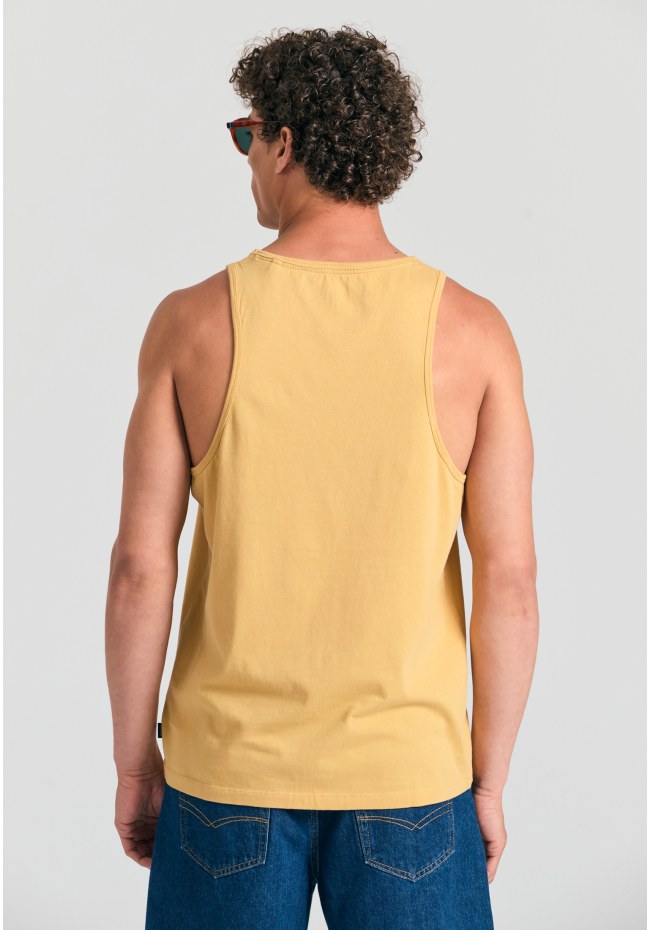 Ανδρικό tank top με logo στο στήθος