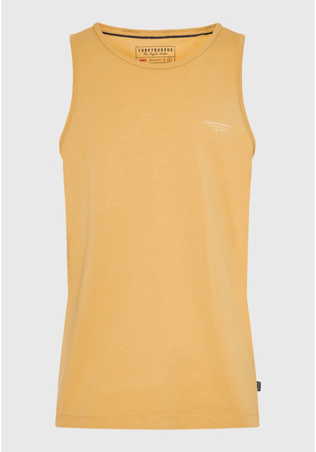 Ανδρικό tank top με logo στο στήθος