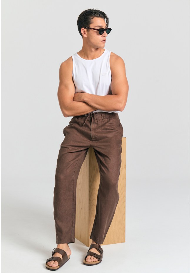 Ανδρικό tank top με logo στο στήθος