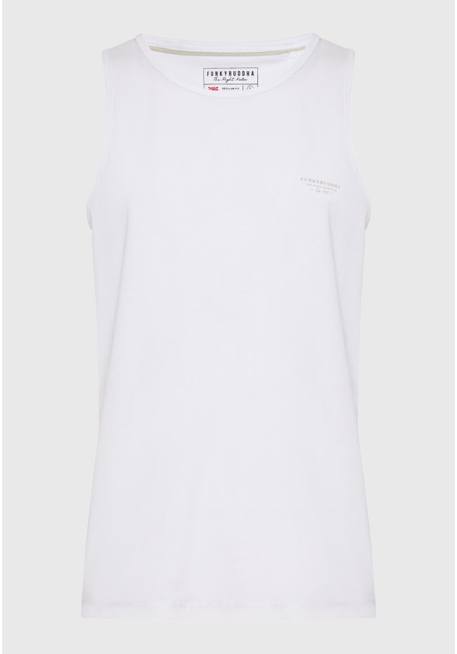 Ανδρικό tank top με logo στο στήθος