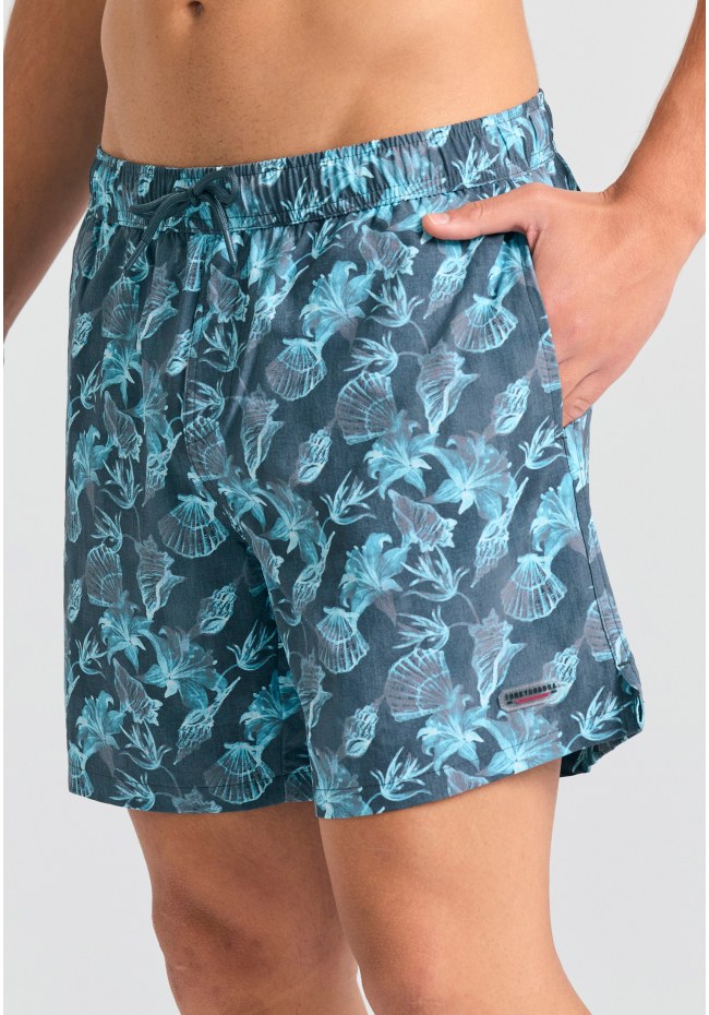 Ανδρικό μαγιό με floral τύπωμα