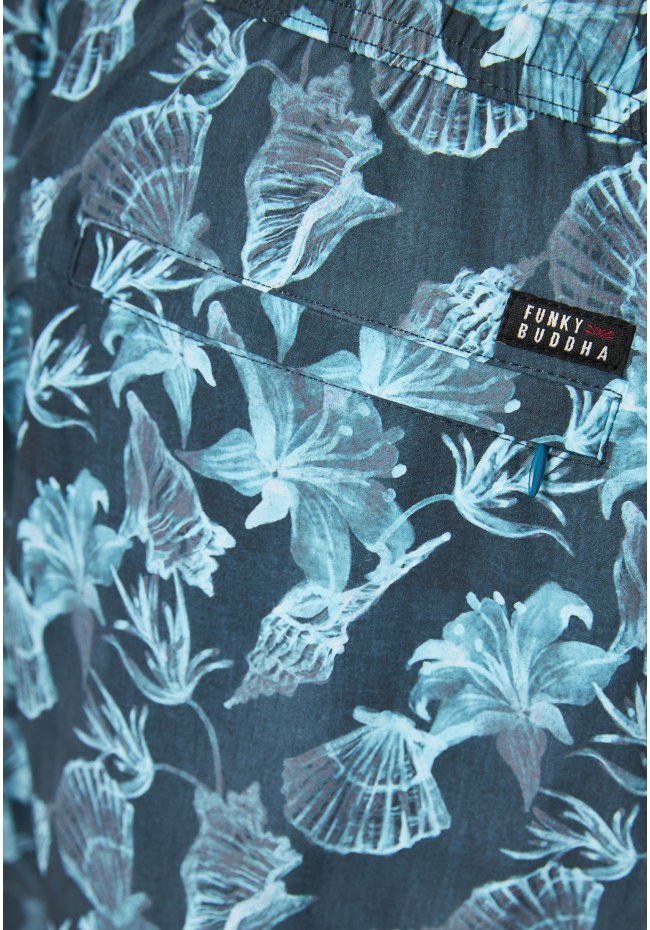 Ανδρικό μαγιό με floral τύπωμα