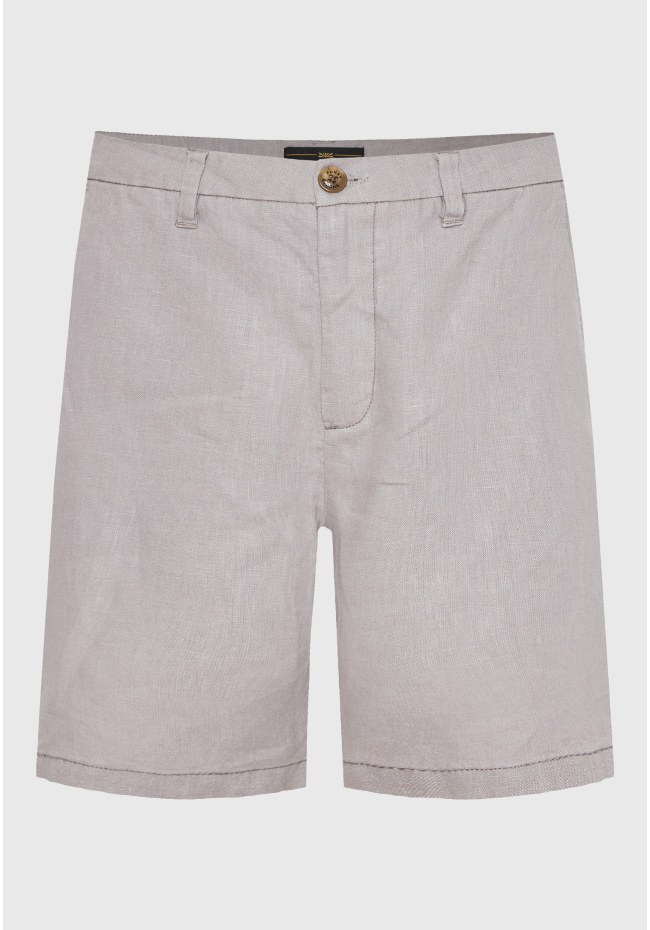 Ανδρική comfort fit λινή βερμούδα