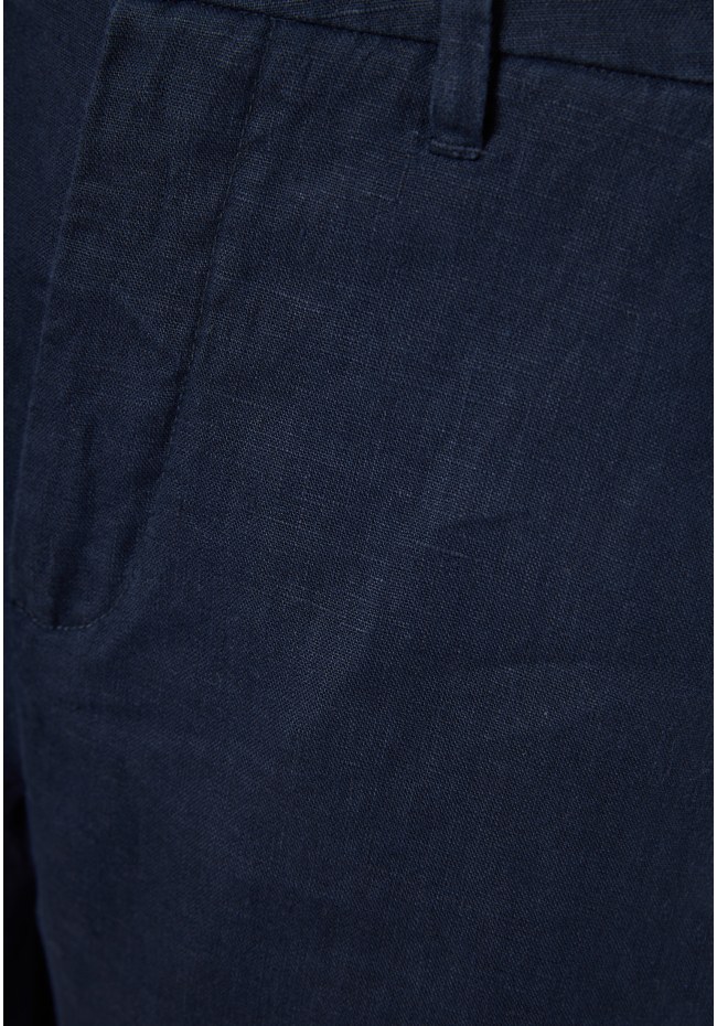 Ανδρική comfort fit λινή βερμούδα