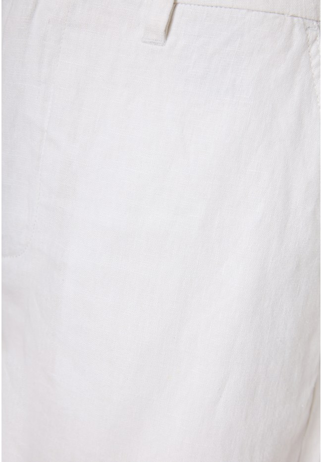 Ανδρική comfort fit λινή βερμούδα