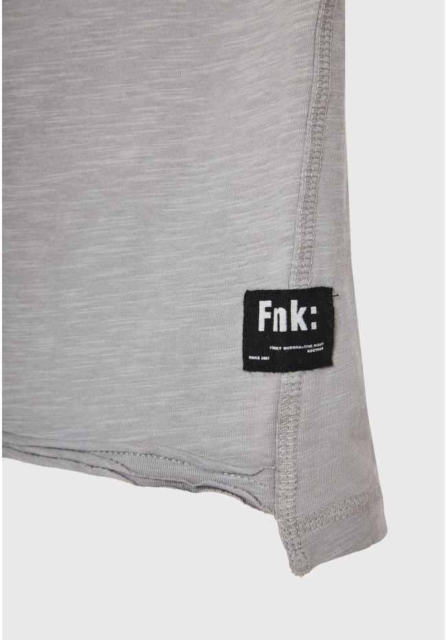 Relaxed fit t-shirt με raw edges