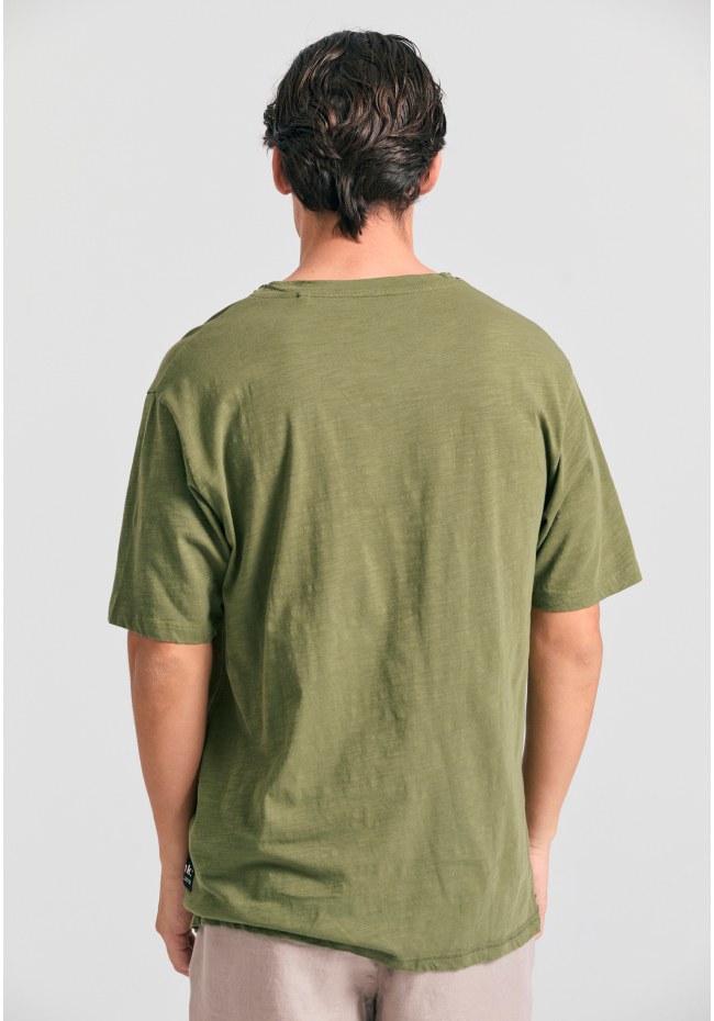 Relaxed fit t-shirt με raw edges