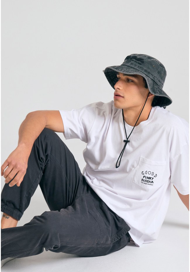 Garment dyed chino παντελόνι με cuffed τελείωμα