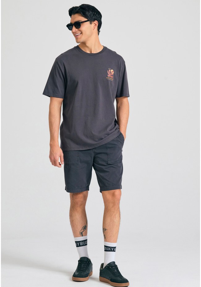 Garment dyed chino βερμούδα