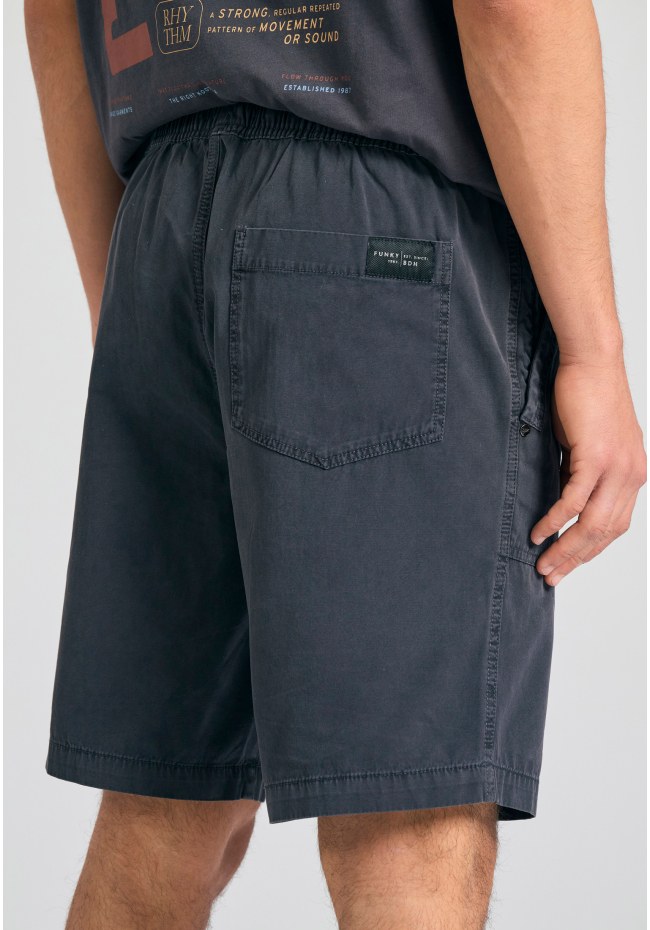 Garment dyed chino βερμούδα