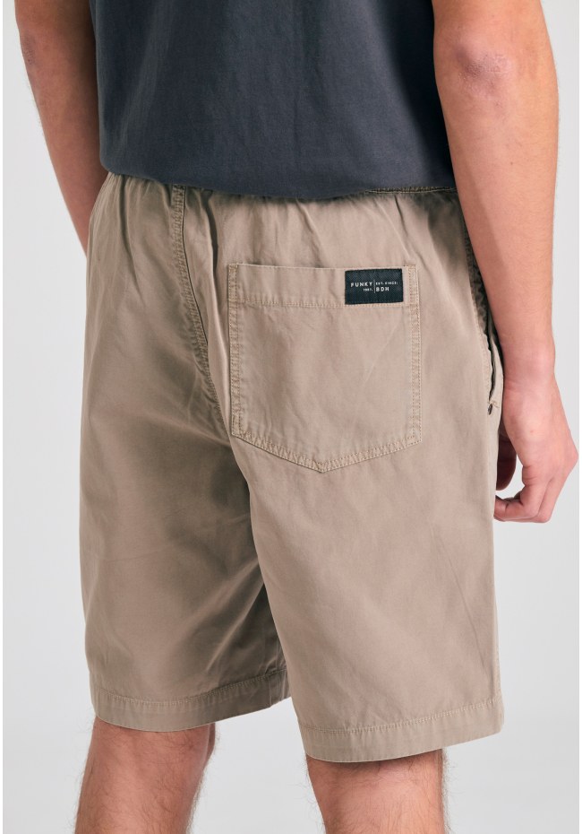 Garment dyed chino βερμούδα