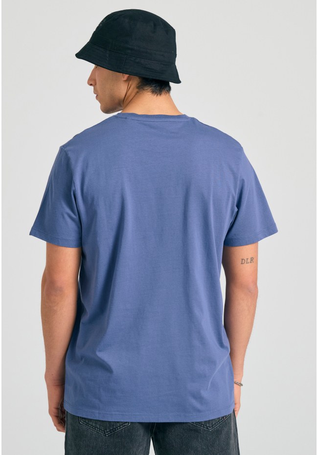 Ανδρικό t-shirt με Funky Buddha τύπωμα στο στήθος