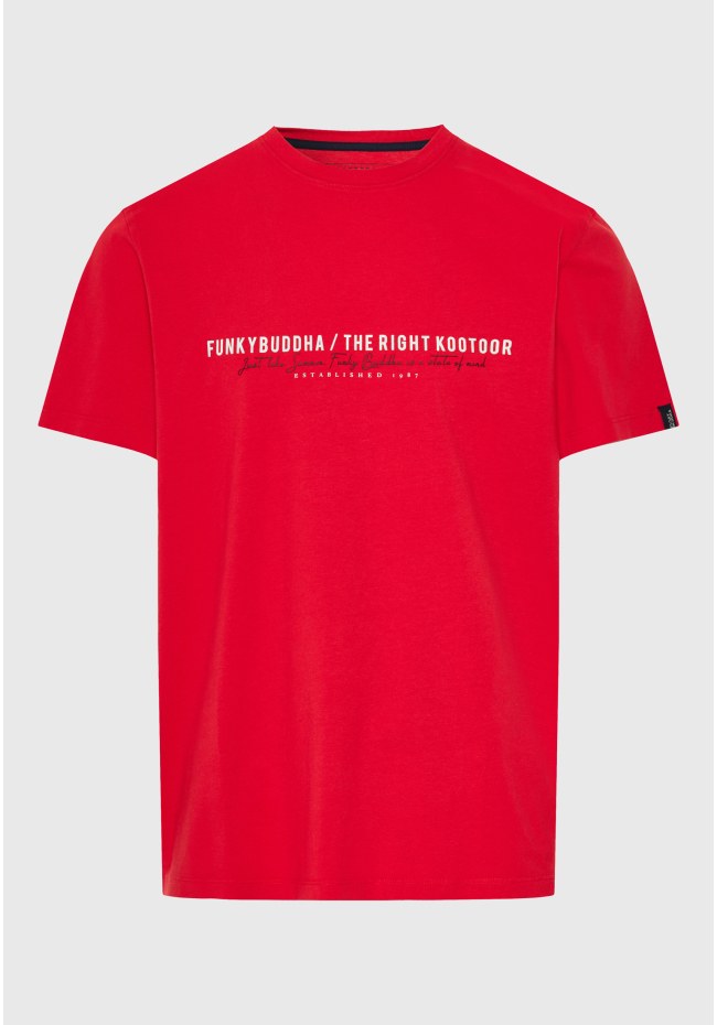 Men's t-shirt with Funky Buddha print on the chest