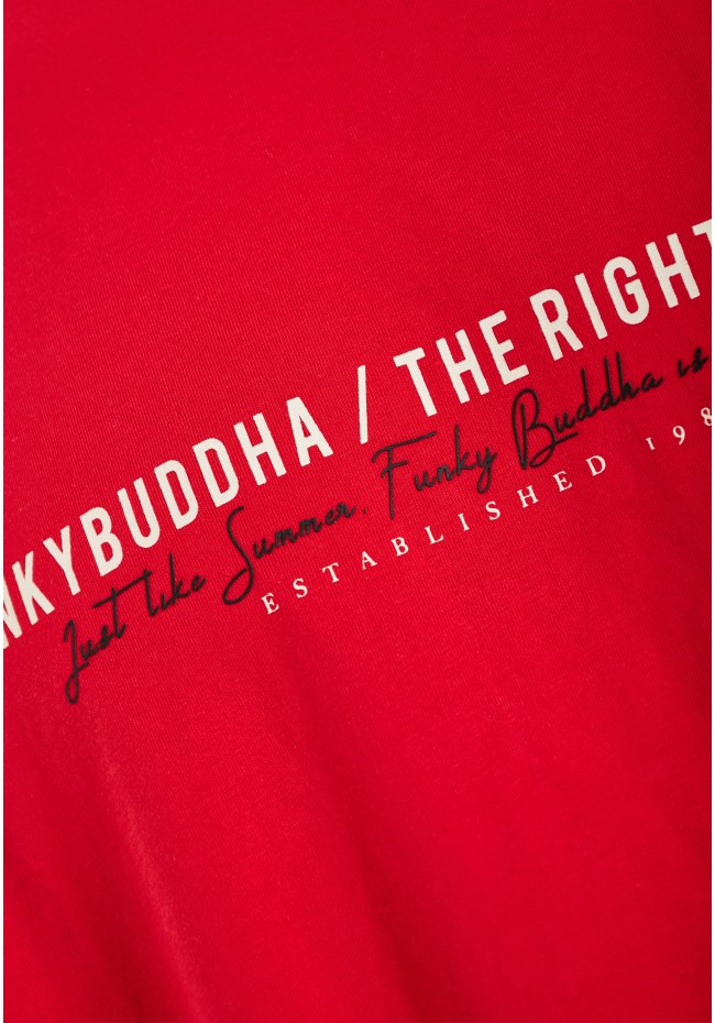 Men's t-shirt with Funky Buddha print on the chest