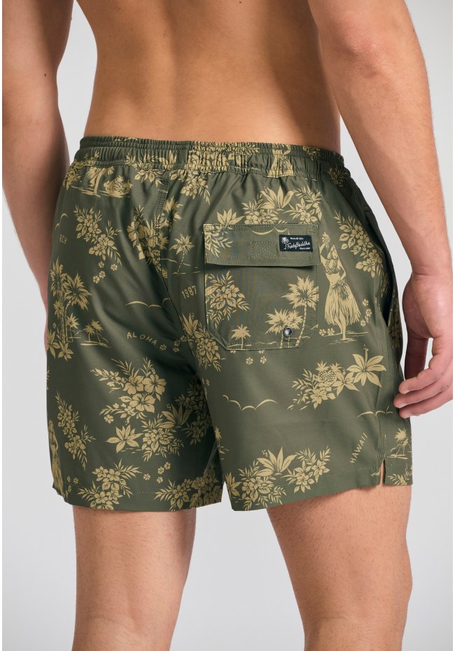 Ανδρικό μαγιό με floral print