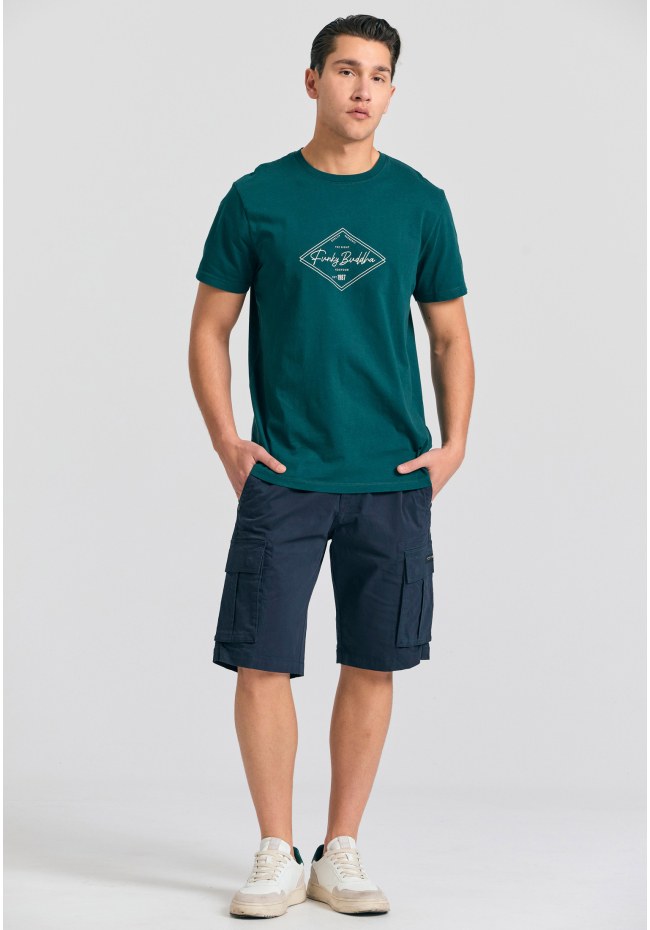 T-shirt με Funky Buddha τύπωμα