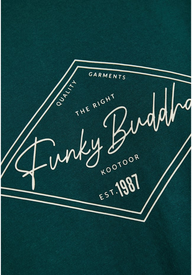 T-shirt με Funky Buddha τύπωμα