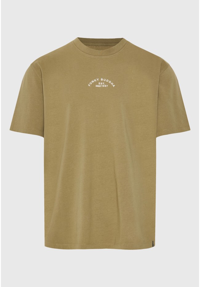 Relaxed fit t-shirt με text artwork τύπωμα στην πλάτη