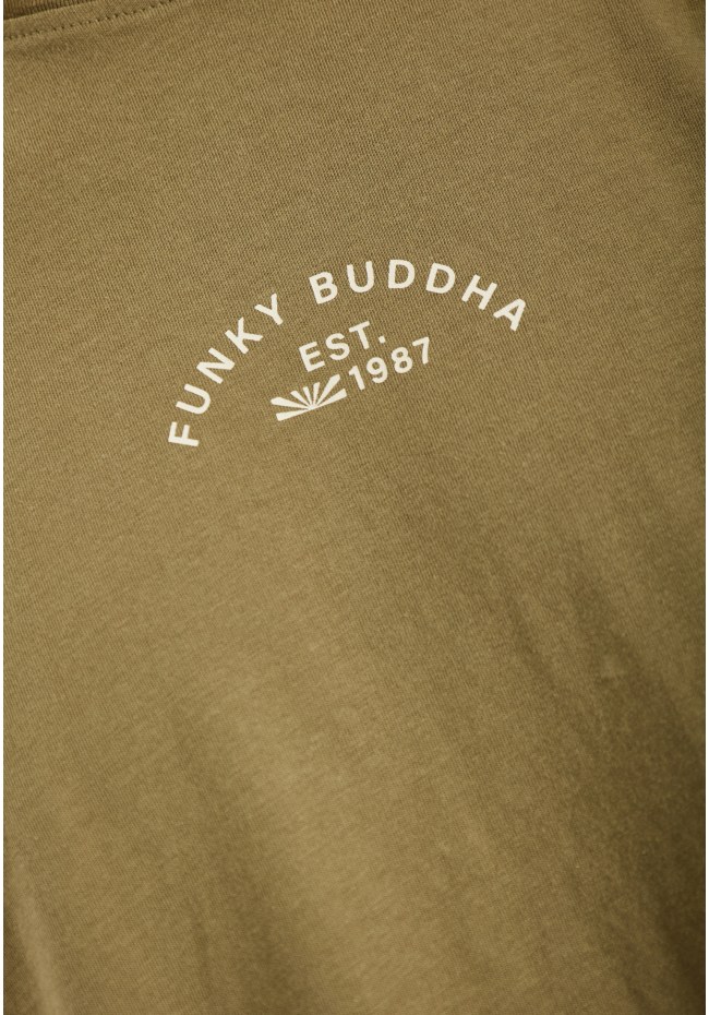 Relaxed fit t-shirt με text artwork τύπωμα στην πλάτη