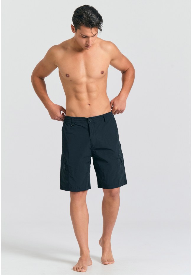 Ανδρικό μονόχρωμο cargo μαγιό