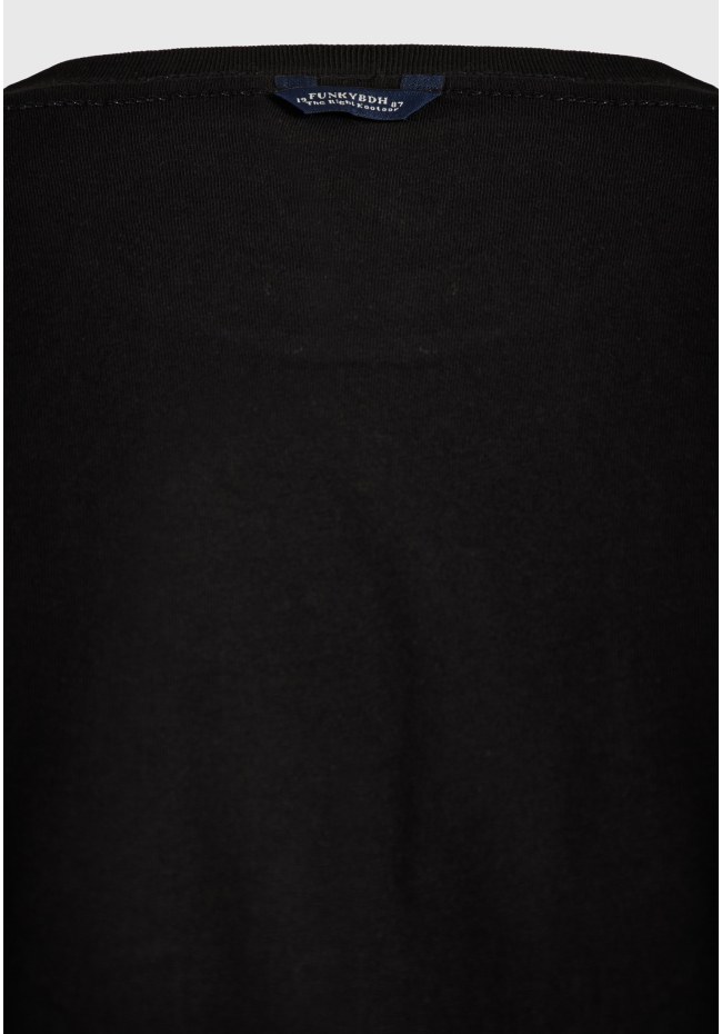 T-shirt με embossed τύπωμα από οργανικό βαμβάκι