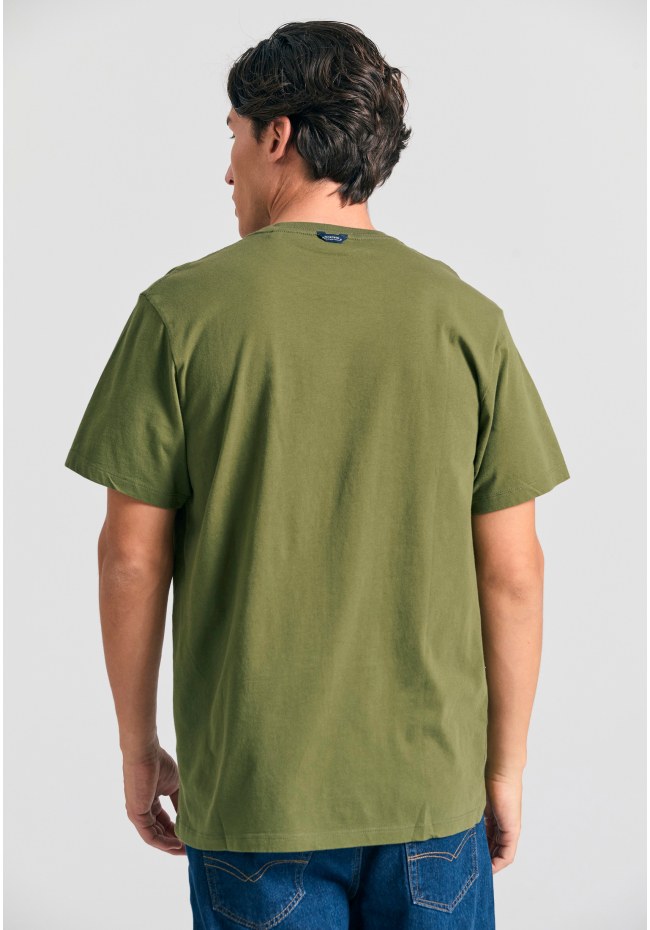 T-shirt με embossed τύπωμα από οργανικό βαμβάκι