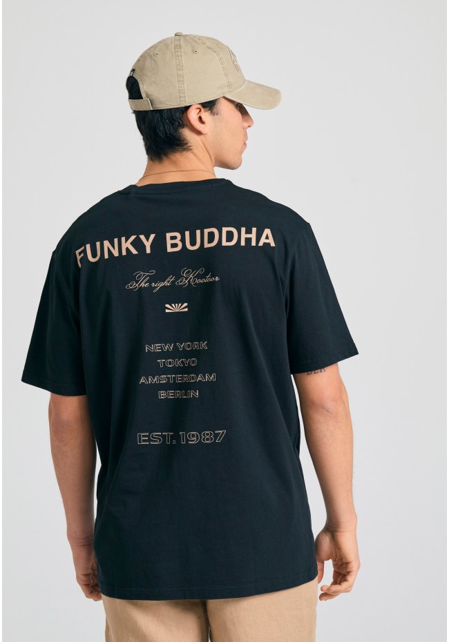 Relaxed fit t-shirt με text artwork τύπωμα στην πλάτη