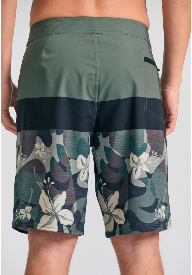 Ανδρικό μαγιό βερμούδα με floral τύπωμα
