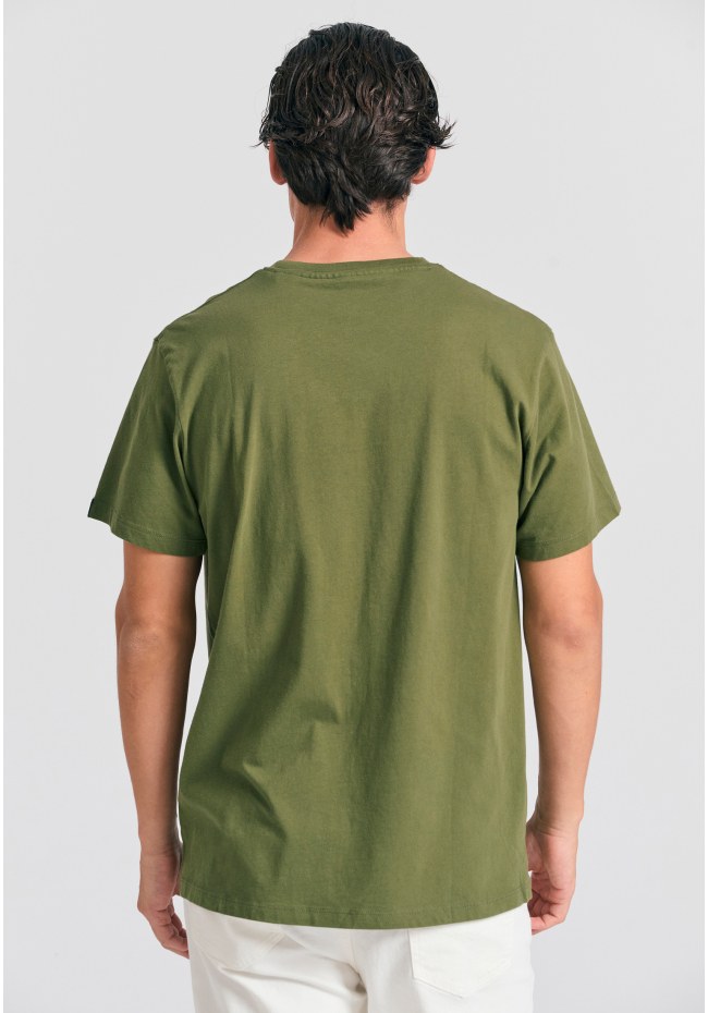 T-shirt με faded τύπωμα στο στήθος