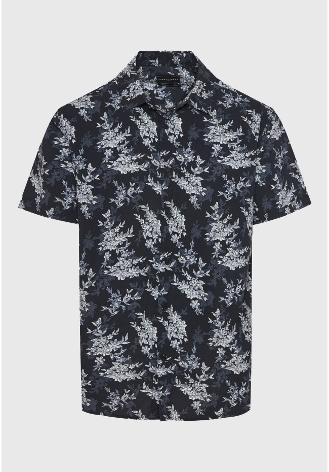 Relaxed fit πουκάμισο με floral print