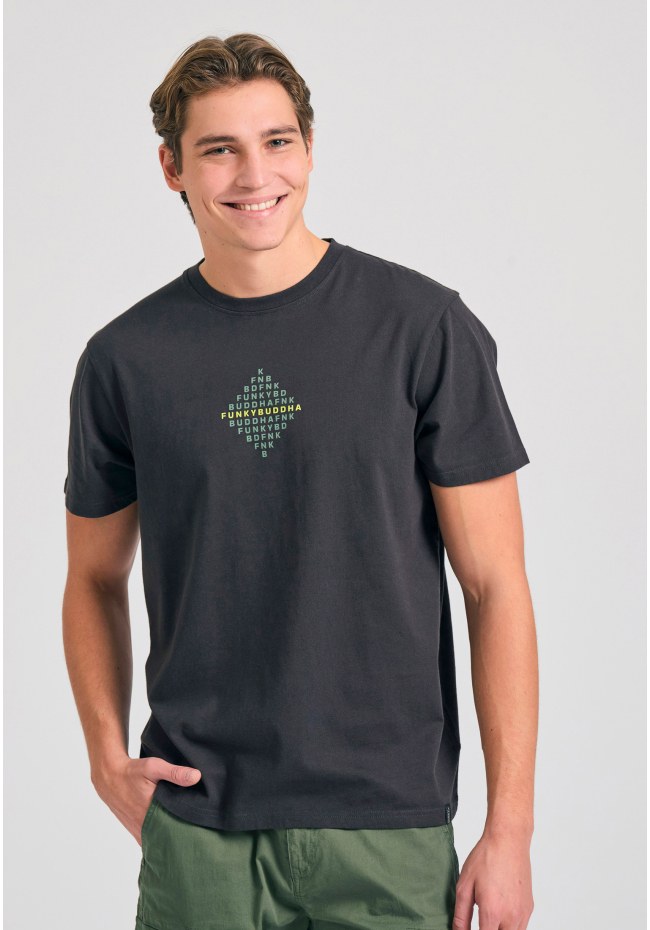 T-shirt με τύπωμα στο στήθος