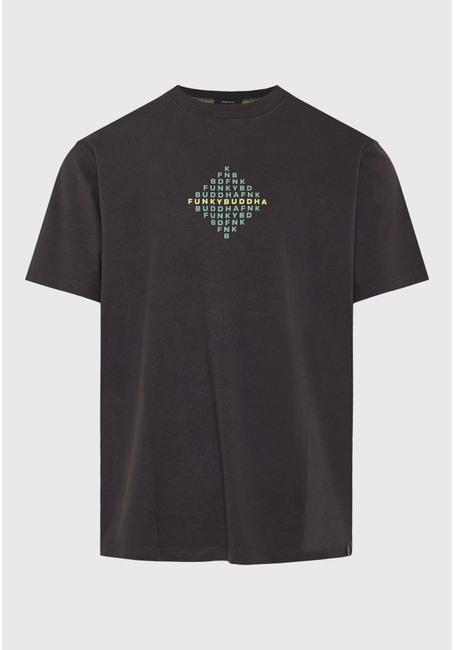 T-shirt με τύπωμα στο στήθος