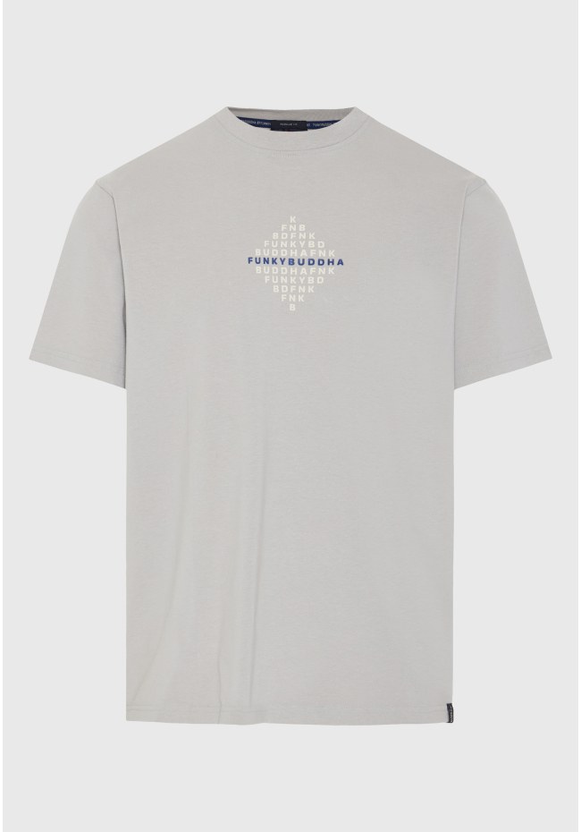 T-shirt με τύπωμα στο στήθος