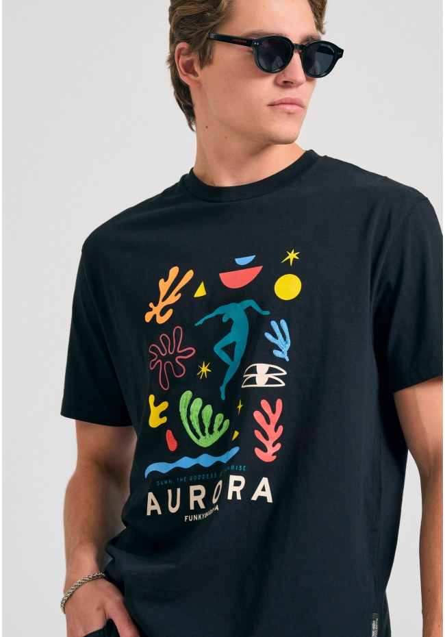 Relaxed fit t-shirt με graphic τύπωμα