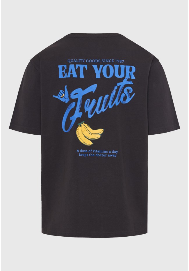 Relaxed fit t-shirt με τύπωμα στην πλάτη