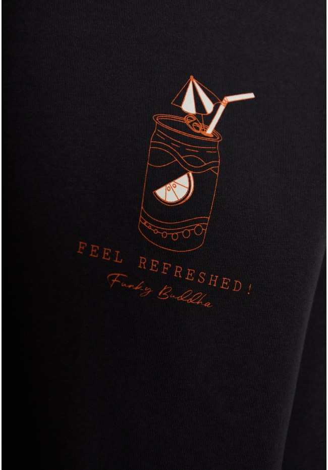 Relaxed t-shirt με text artwork τύπωμα στην πλάτη