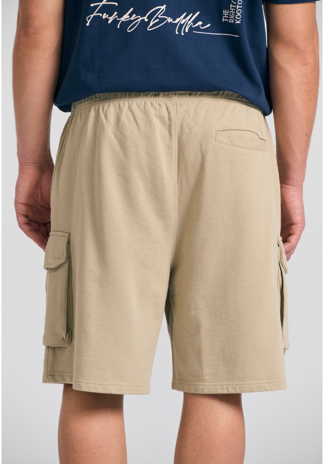 Loose tapered fit αθλητική cargo βερμούδα