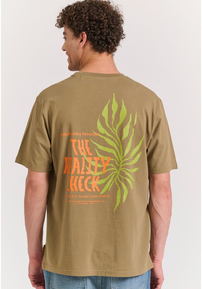 Relaxed fit t-shirt με graphic print στην πλάτη