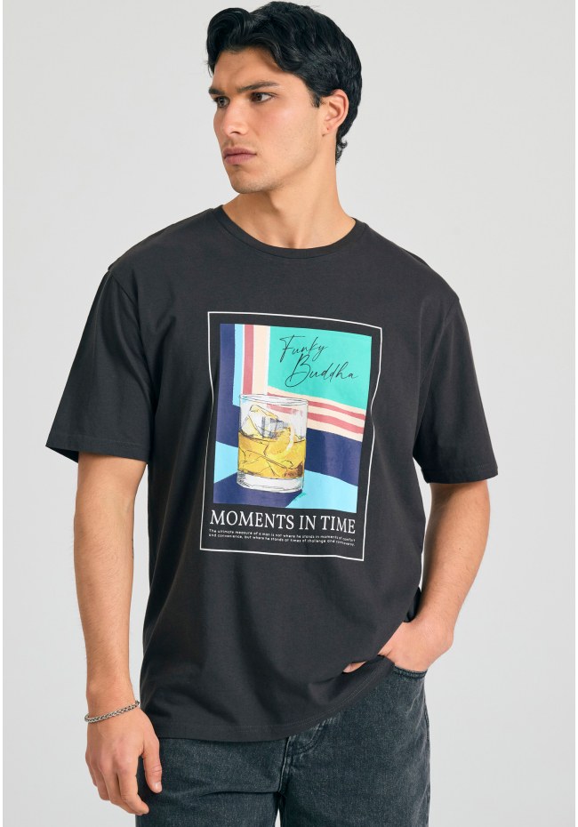 Relaxed fit t-shirt με photographic τύπωμα