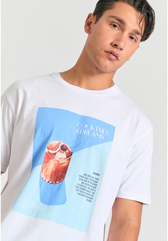 Relaxed fit t-shirt με photographic τύπωμα