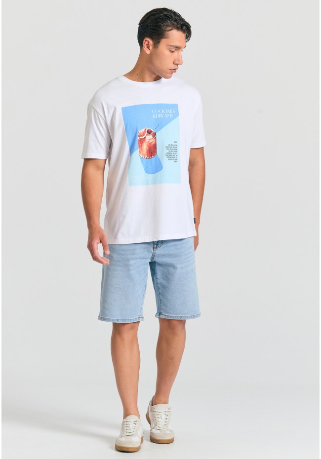 Relaxed fit t-shirt με photographic τύπωμα