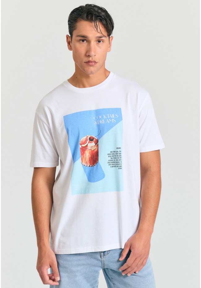 Relaxed fit t-shirt με photographic τύπωμα