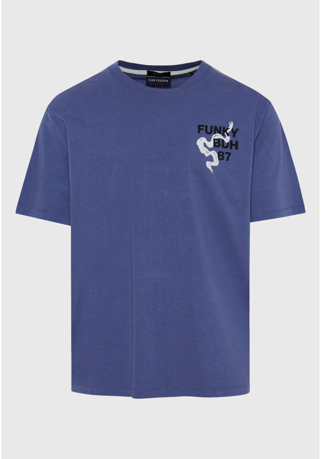 Relaxed t-shirt with frame graphic print